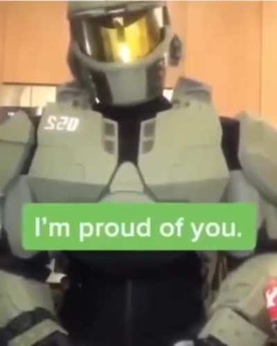 Master chief got something to say
