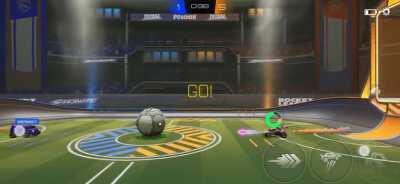 What a game of Pocket League currently looks like.