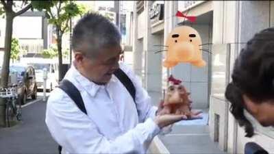 You can FEEL the horror in his voice.