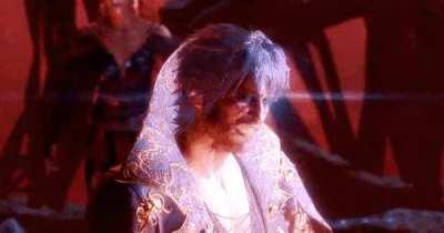 What's he listening to? 