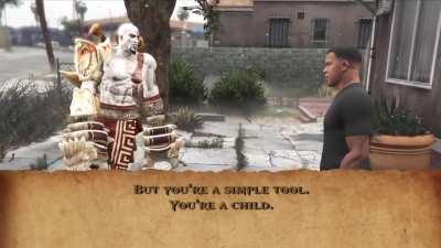 Kratos roasts Franklin