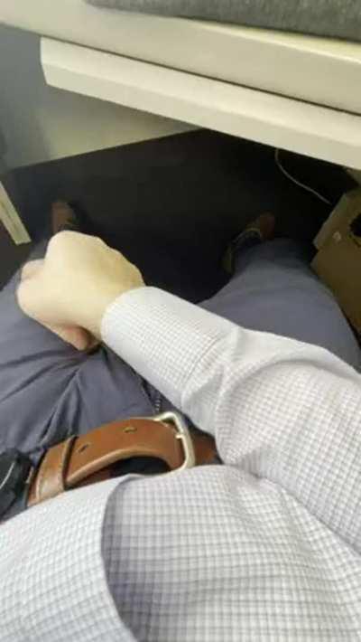 You’re going to get under my desk, right?