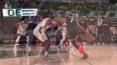 [Highlight] PJ Tucker gets up there and blocks KD but gets called for a foul