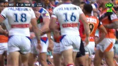 Doueihi fakes a cramp. Gamble does what Gamble does.