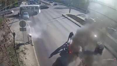 I guess that's why a fire extinguisher is mandatory in Russia