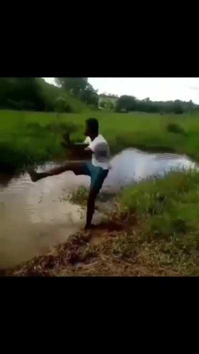 ele ta rindo ou morrendo?