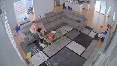 [OC] Timelapse of living room