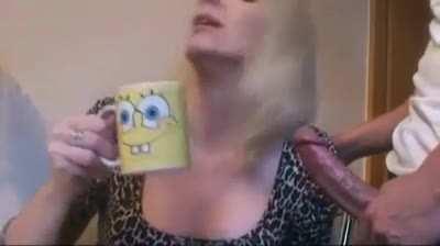 Needed cream for her coffee