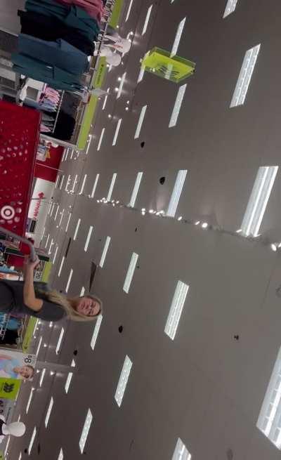 White milf followed me just to see my big gorilla bulge 