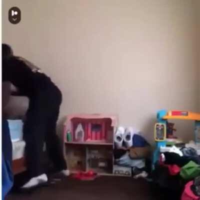 Asshole beats girlfriend over breakup prank 🤬