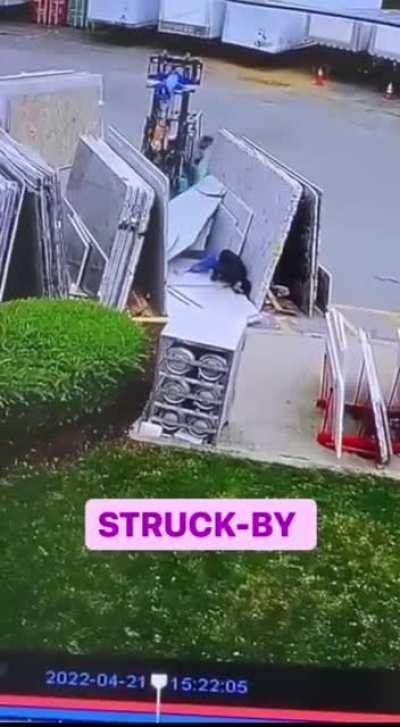 Construction worker killed after getting crushed between two concrete slabs