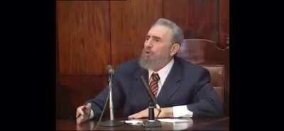 Fidel telling a white Cuban from miami she doesn’t understand apartheid cause she’s white. A masterpiece.