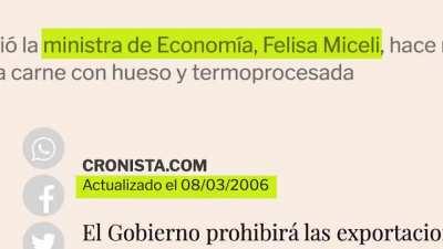 CARBAP - Hace 1 mes se suspendió la exportación de carne.