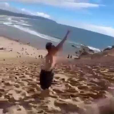 My gymnast people need me at beach