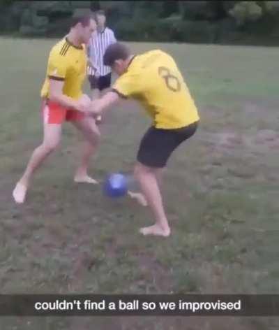 had him in the first half