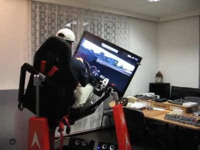 Motion simulator. I’ll be playing this all day long.