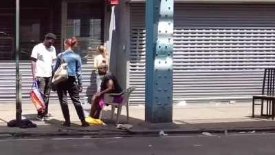 The drug filled streets of Philadelphia Pennsylvania show the horrifying reality of everyday life in it's city