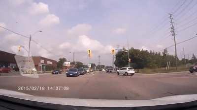 Watch me scream like a little girl as this idiot forgets there are other cars on the road.