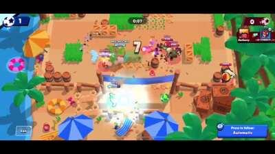 I trap ball in corner