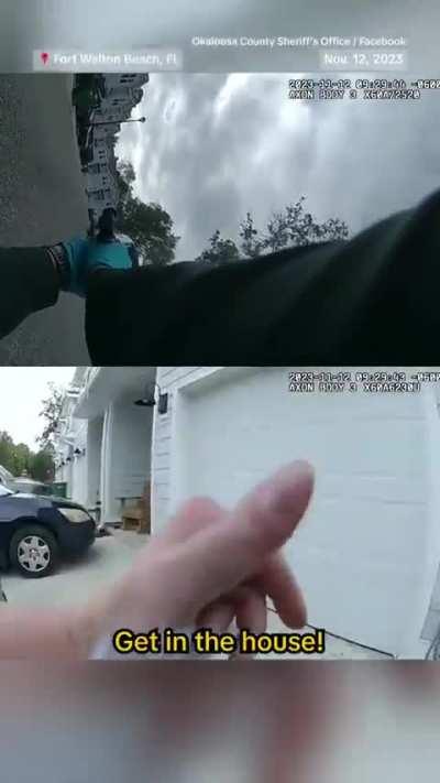 A Florida deputy shot at an unarmed man after mistaking a falling acorn for gunfire