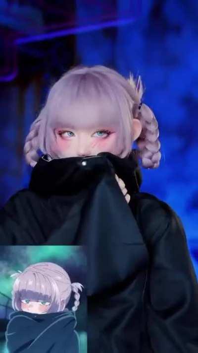 A cosplay that is too accurate it becomes uncanny