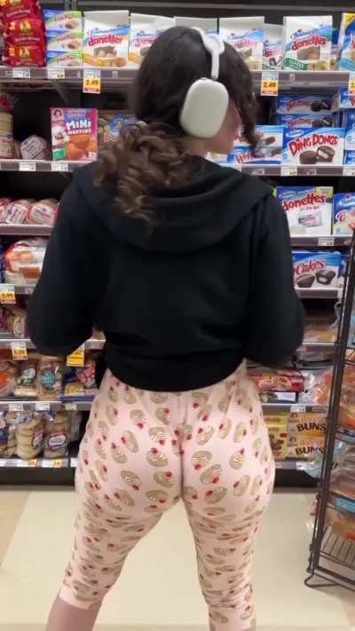 Imagine running into her at the store