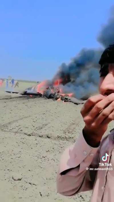 Crashed Jet. No Location or Information.