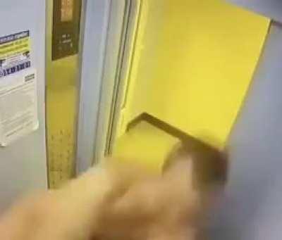 HMFT after fighting in the elevator