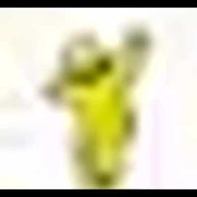 What a funny little yellow man, I sure hope he isn't turned into a religious cult