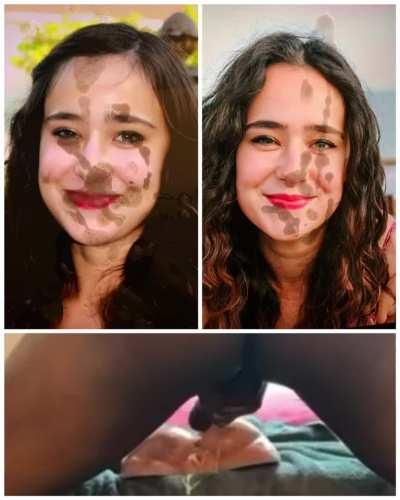 Cum covered cutie inspires a bbc