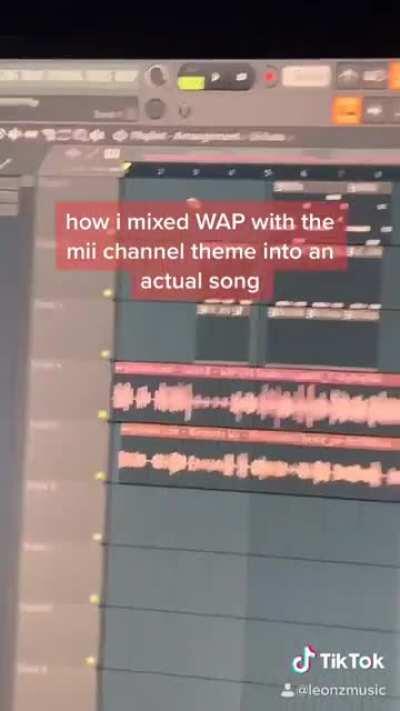 mixing the Mii Channel theme with Cardi B's WAP
