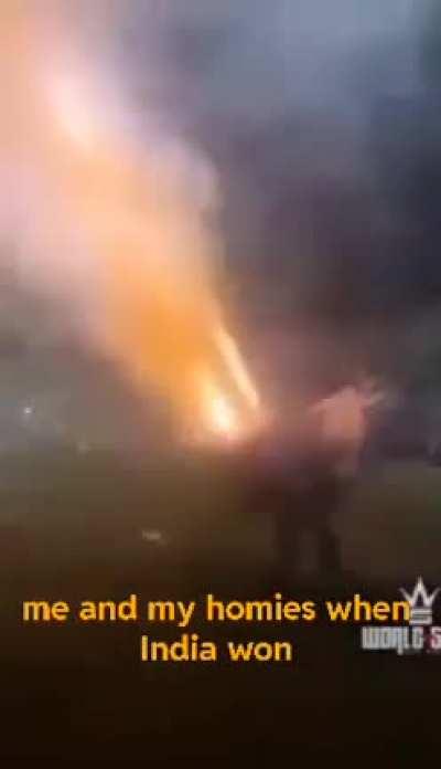 me and my homies when India won