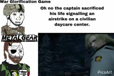 Venom Snake is probably the saddest player character in the world.