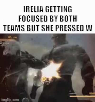 Just standing there menacingly