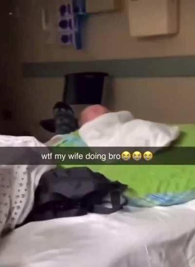 Playing Fortnite after delivering a baby. 