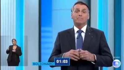 Ato falho do Bolsonaro ontem no debate + Curb Your Enthusiasm