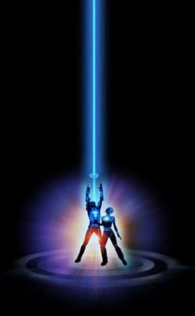 I animated a text-less Tron 1982 poster to use as a Live Wallpaper on iPhone. (Program used: After Effects)