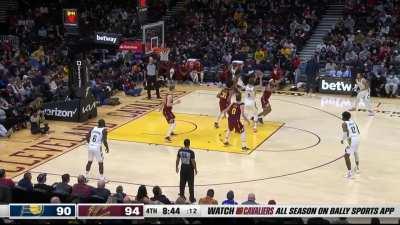 [Highlight] Holiday tries the dunk on the wrong guy, Jarrett Allen erases his shot!