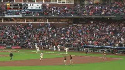 [Highlight] Evan Longoria with a 3-Run homer to make it 5-0 Giants