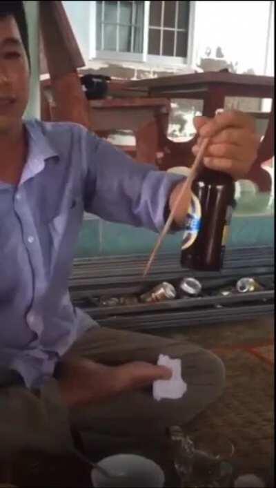 How to not open a beer