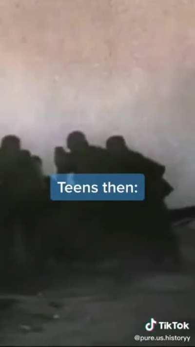 Well he aint wrong. But this can be seen as a positive thing for the teens of today