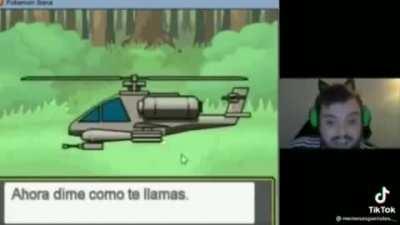 o cara es un puto helicoptero