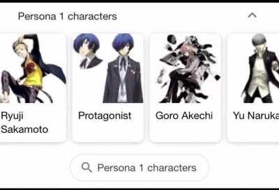Ah yes, my favorite persona 1 characters.