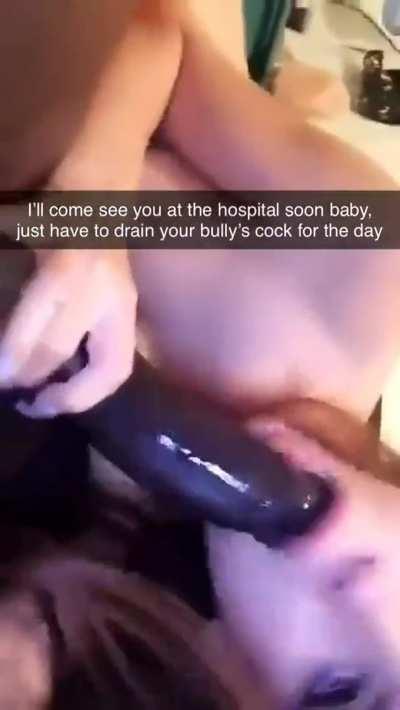 I don't blame my mommy for choosing the thug who put me in hospital over me. I mean, look at his cock!
