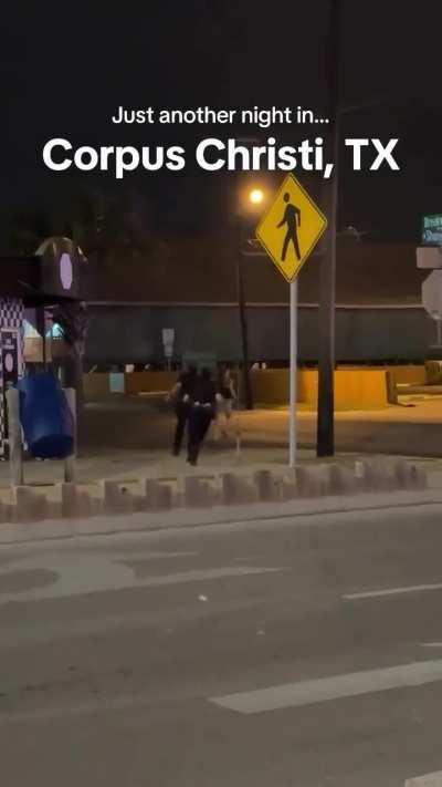 Intense police chase