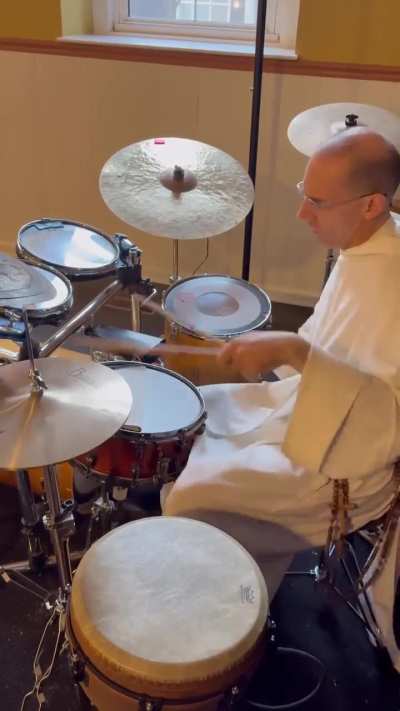 Holy snare! The reverend is killing it 🤯