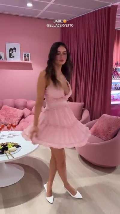 Ella modeling for Hello Molly clothing brand 