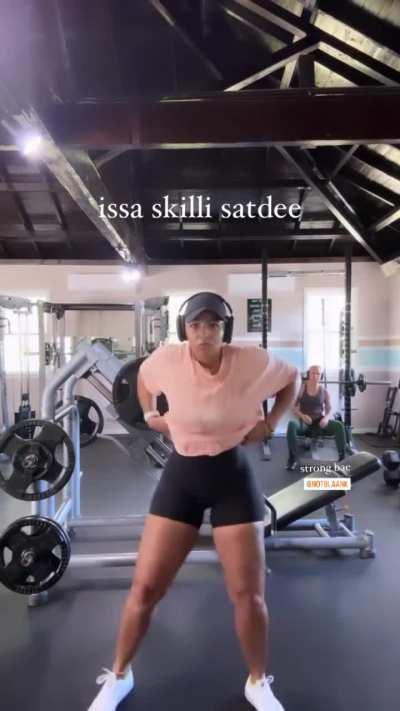 Working out while on vacation is the best specially in the Caribbean 