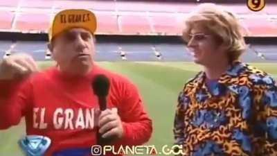 Disfruten de Messi comediante