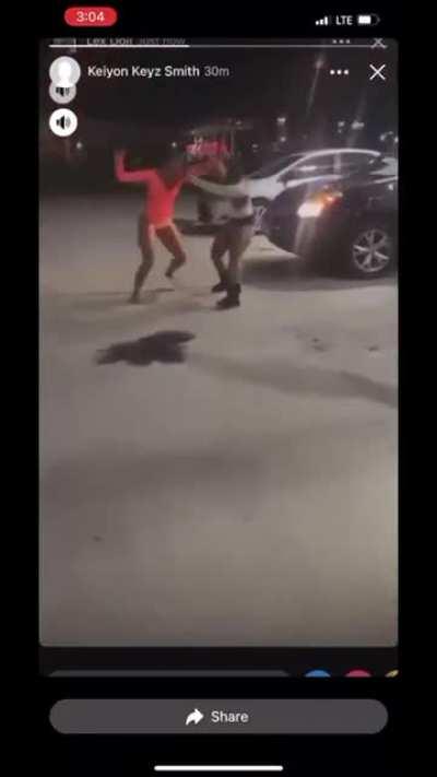 rivals at the gas station